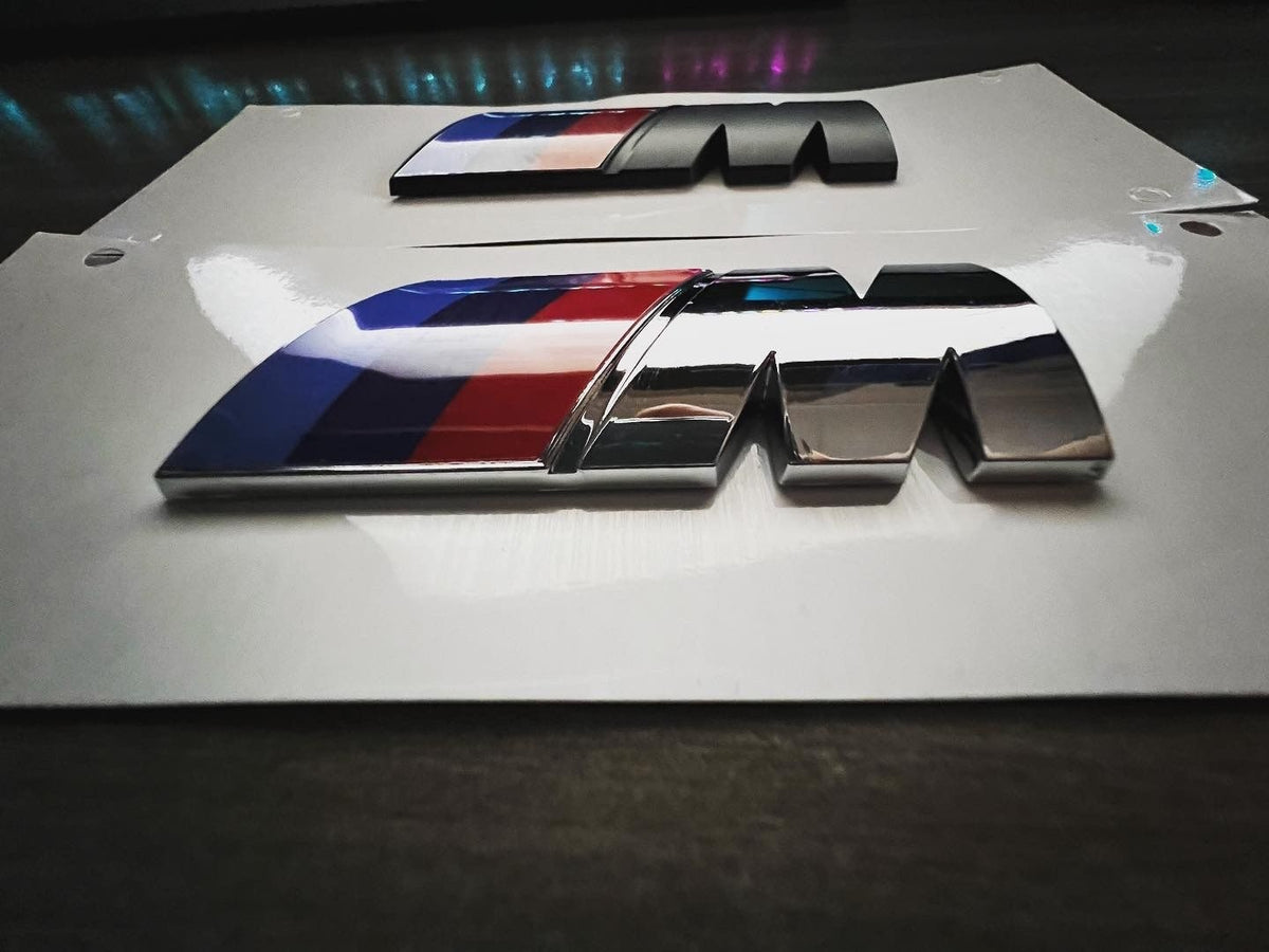 Bagaj Bmw M Amblem Logo, Krom Metal 7.3x2.7cm - 1. Sınıf Kalite