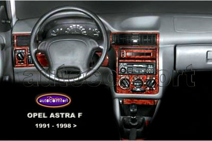 Opel Astra F Console Trim-Carbon
