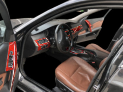 Bmw 5 E60-61 Dashboard Trim, Console, Mahogany Trim, Wood, Carbon-Piano Black