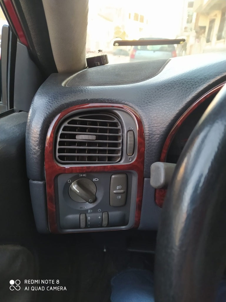 Volvo S40 Console Trim 1996-2001 Manual A/C-Silver (Grey)