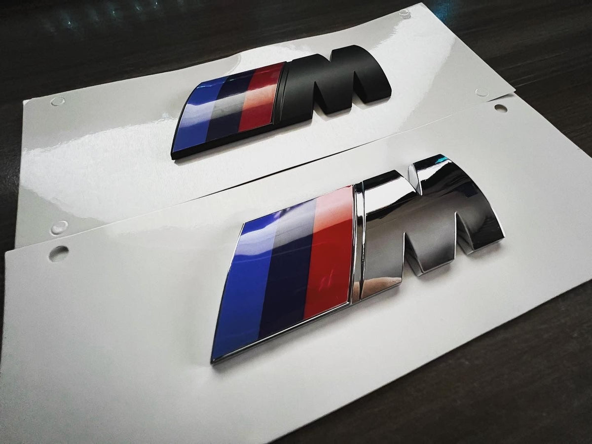 Bagaj Bmw M Amblem Logo, Krom Metal 7.3x2.7cm - 1. Sınıf Kalite