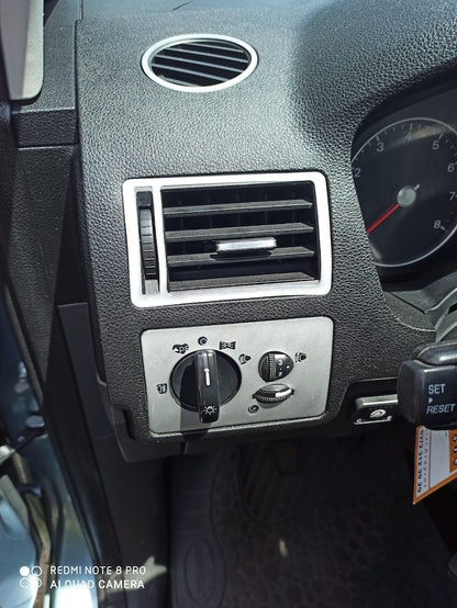 Ford C-Max Manual A/C Console/Mahogany Trim 2004+ 10.pcs (521416844)-Mahogany