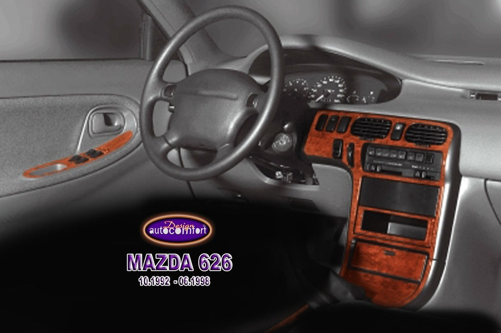 Mazda Pick-Up Console/Mahogany Trim 1999+ 12.pcs (522053740)-Piano Black