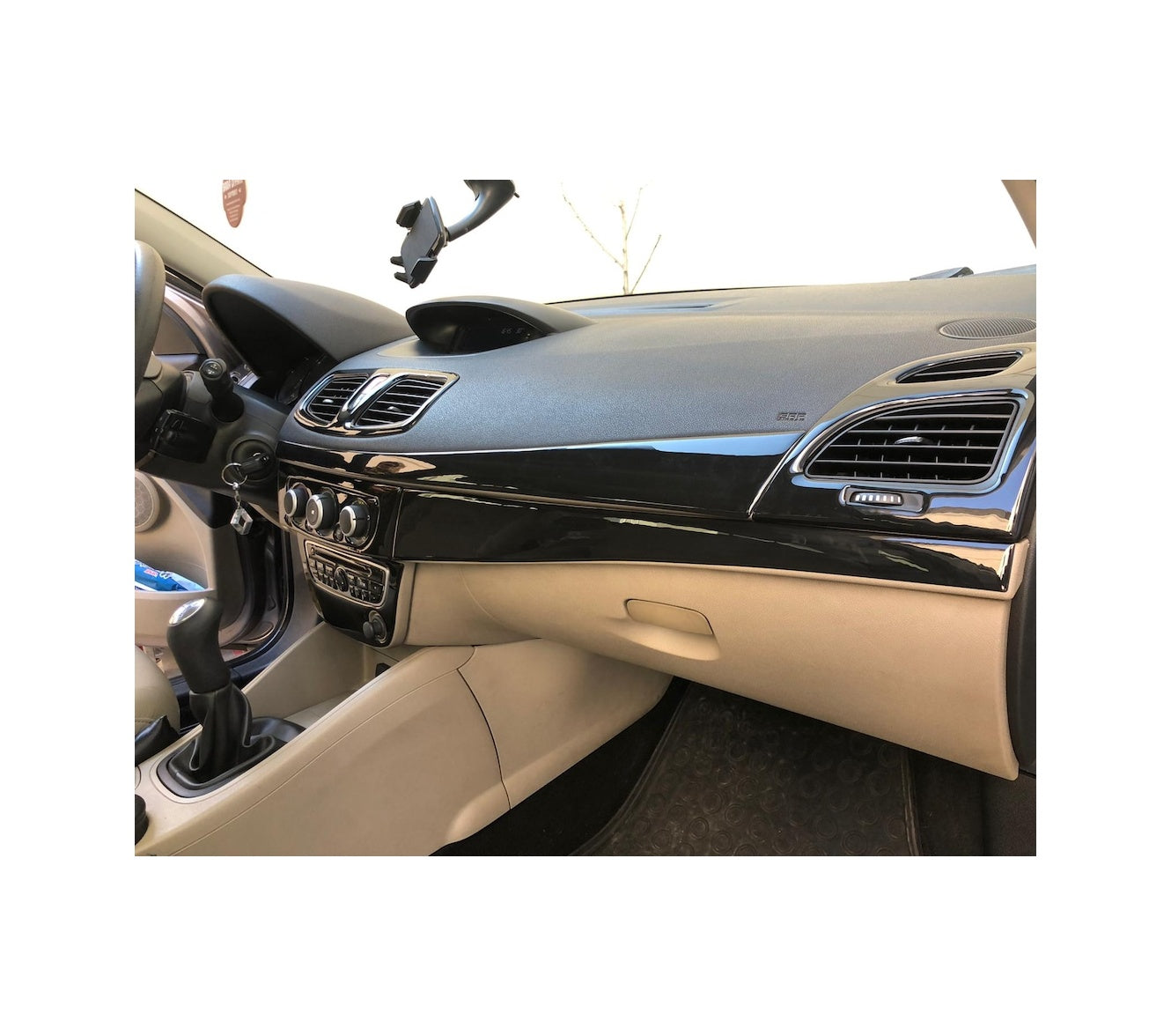Renault Megane 3 Console/Mahogany Trim Full Set 4 Color (522050199)-Mahogany