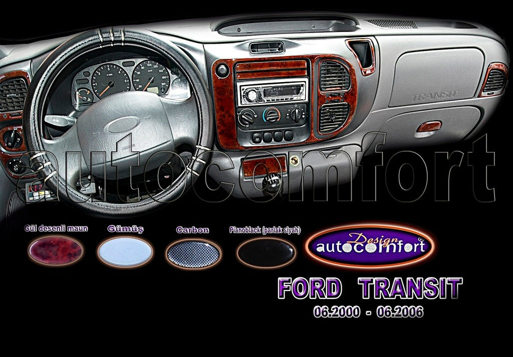 Ford Transit 2000-2006 Console Trim-Carbon