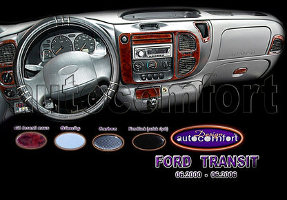 Ford Transit 2000-2006 Console Trim-Carbon