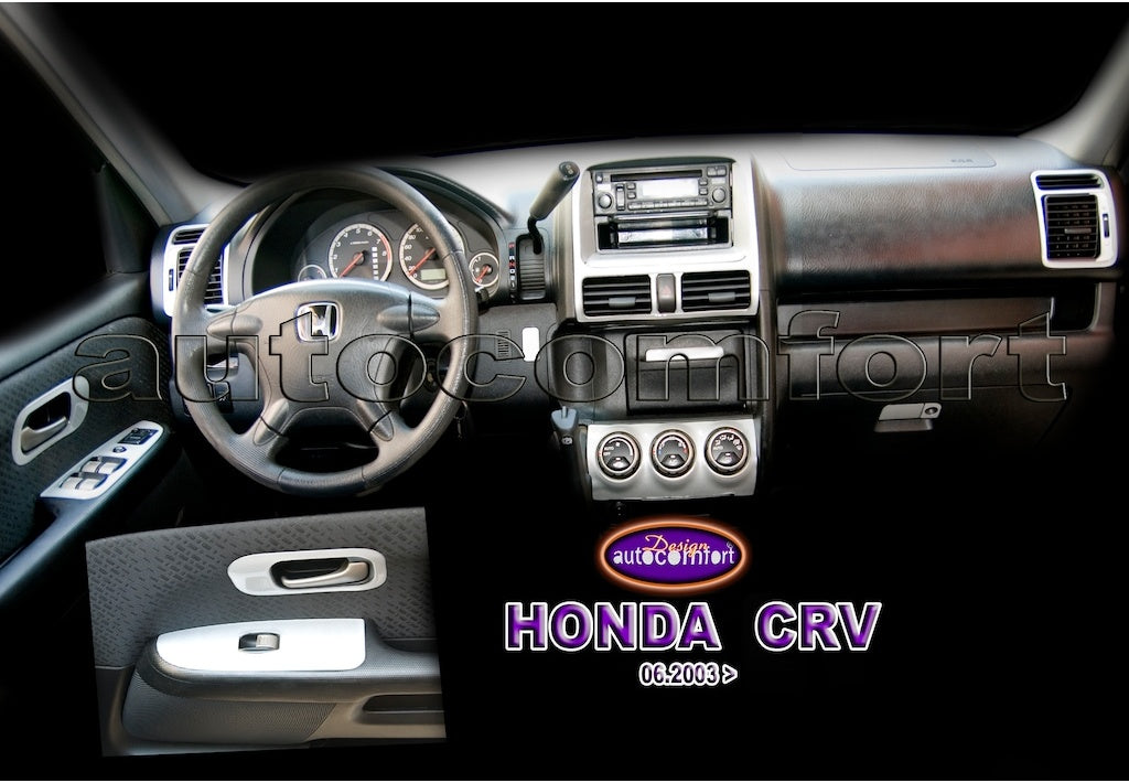 Honda Cr-V Console/Mahogany Trim 2003-2007 20.pcs (522002675)-Silver