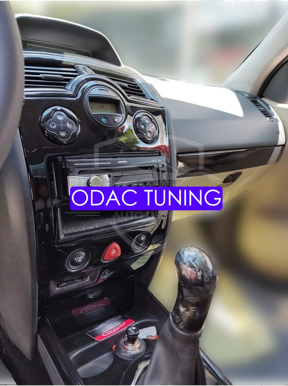 Renault Megane 2 Süper Set Dashboard, Console, Trim Trim Black
