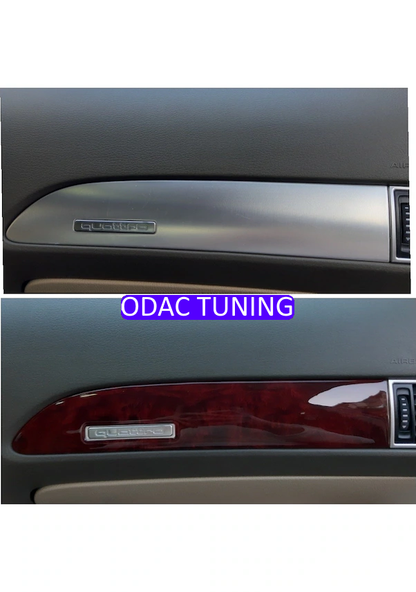 Audi A6 C6 Full Set Mahogany Trim Set , Mahogany Color