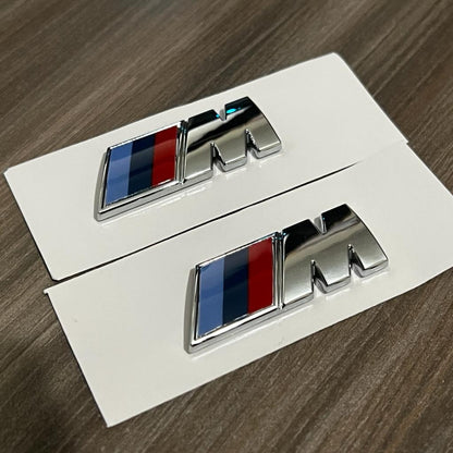 Çamurluk Bmw M Amblem Logo, Krom Metal, 1. Sınıf