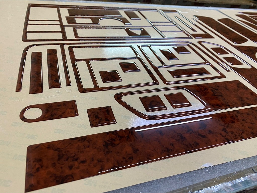Vw Transporter T5 Caravelle Console/Mahogany Trim-Mahogany