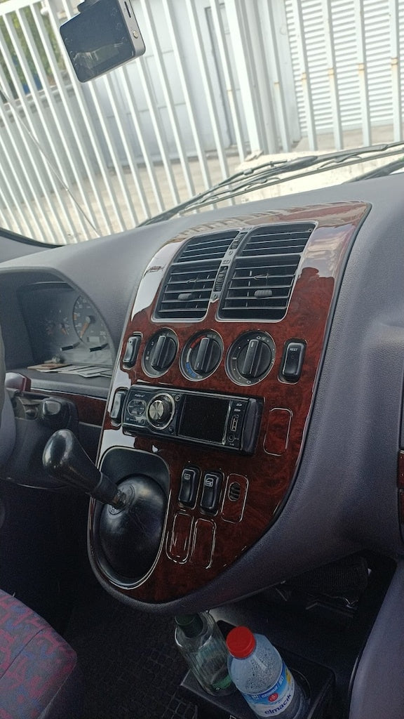 Mercedes Vito Console/Mahogany Trim 1996-1999 23.pcs (522931903)-Silver