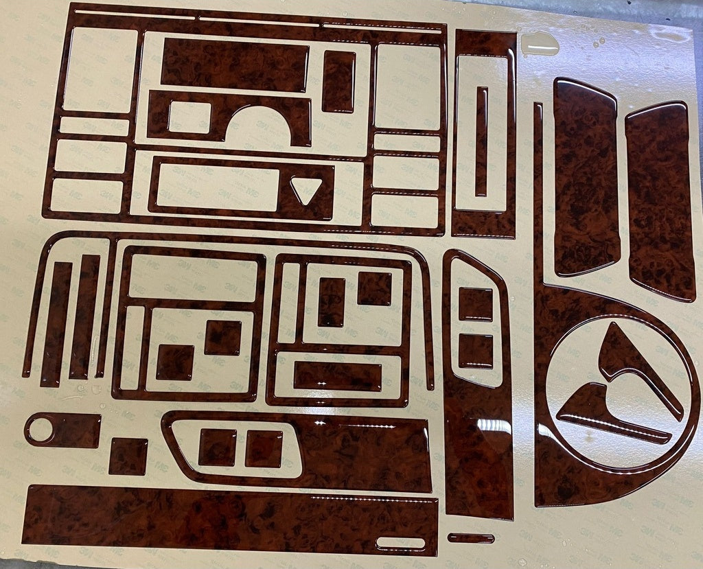 Vw Transporter T5 Caravelle Console/Mahogany Trim-Silver