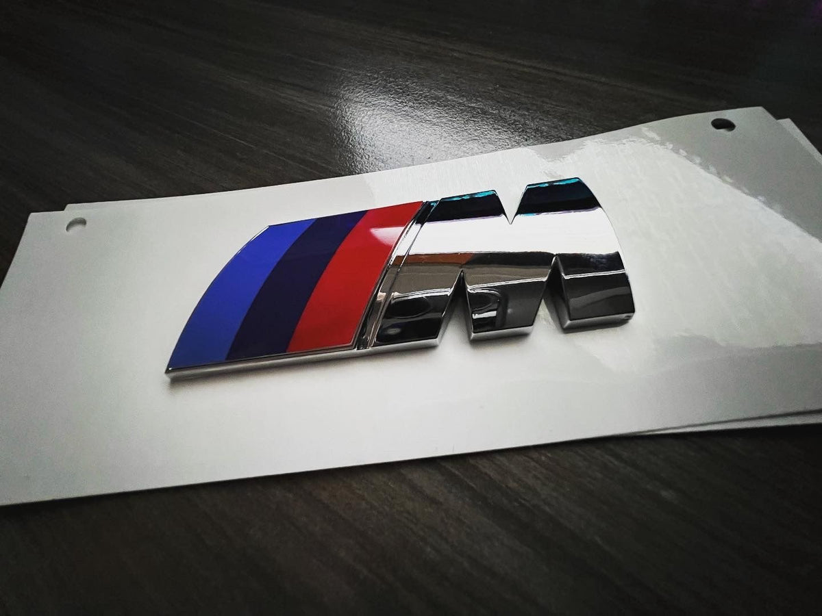 Bagaj Bmw M Amblem Logo, Krom Metal 7.3x2.7cm - 1. Sınıf Kalite