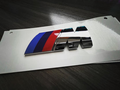Bagaj Bmw M Amblem Logo, Krom Metal 7.3x2.7cm - 1. Sınıf Kalite