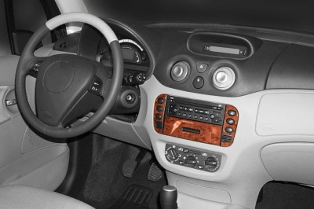 Citroen C2 Console/Mahogany Trim 2003+ 4.pcs (522076003)-Silver