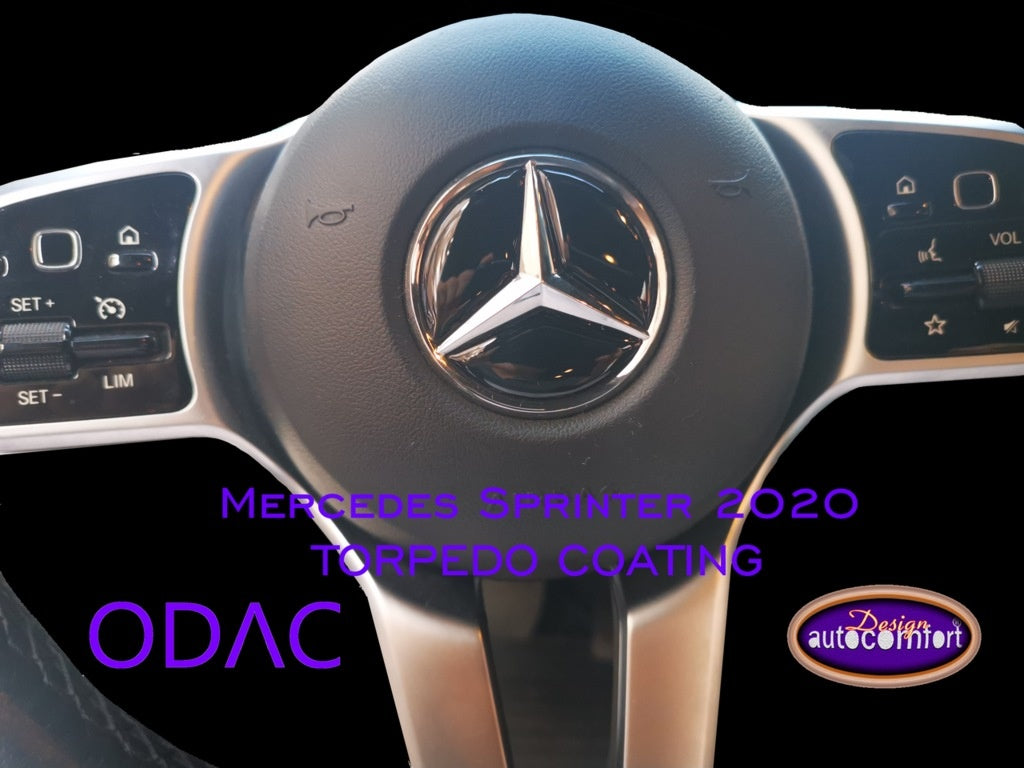 Mercedes Sprinter 2020 Yeni Body Dashboard Trim, Mahogany Trim-Piano Black