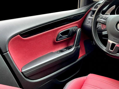 Vw Passat Cc Dashboard Trim, Console, Mahogany Trim, Wood, Carbon-Carbon