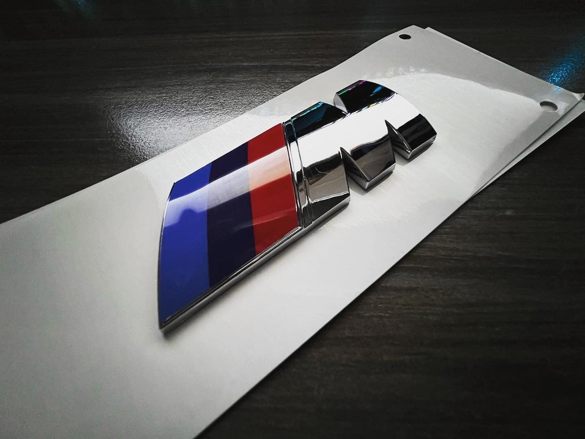 Bagaj Bmw M Amblem Logo, Krom Metal 7.3x2.7cm - 1. Sınıf Kalite