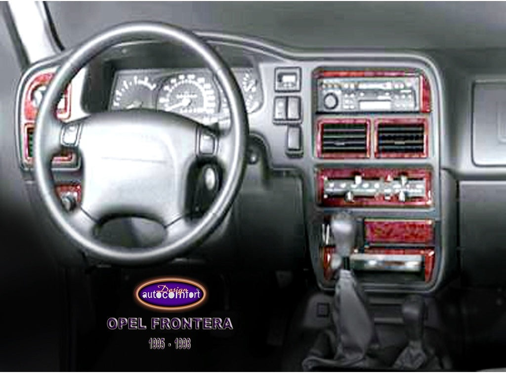 Opel Frontera Console/Mahogany Trim 1995-1998 13.pcs (522111020)-Silver