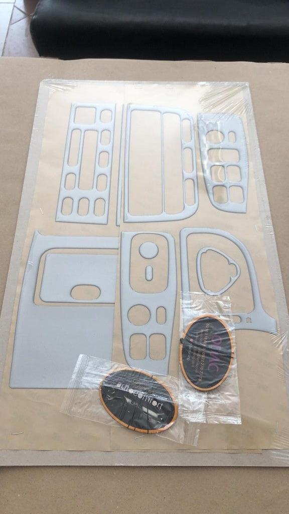 Peugeot 406 Console/Mahogany Trim 1995-1999 21.pcs (522054586)-Carbon
