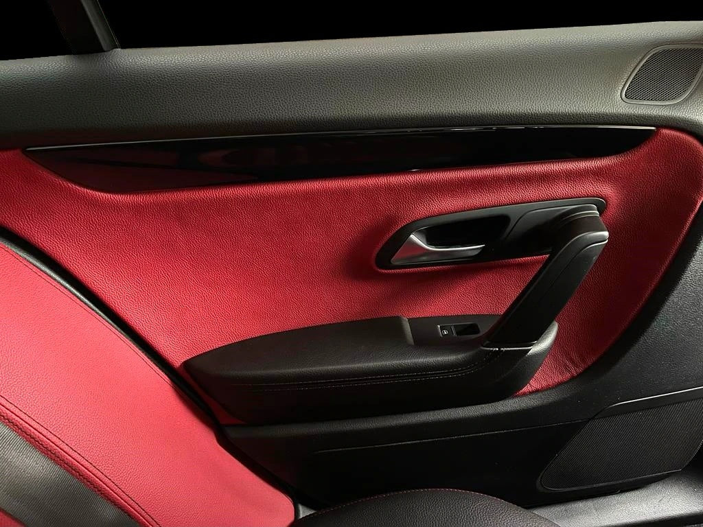 Vw Passat Cc Dashboard Trim, Console, Mahogany Trim, Wood, Carbon-Piano Black