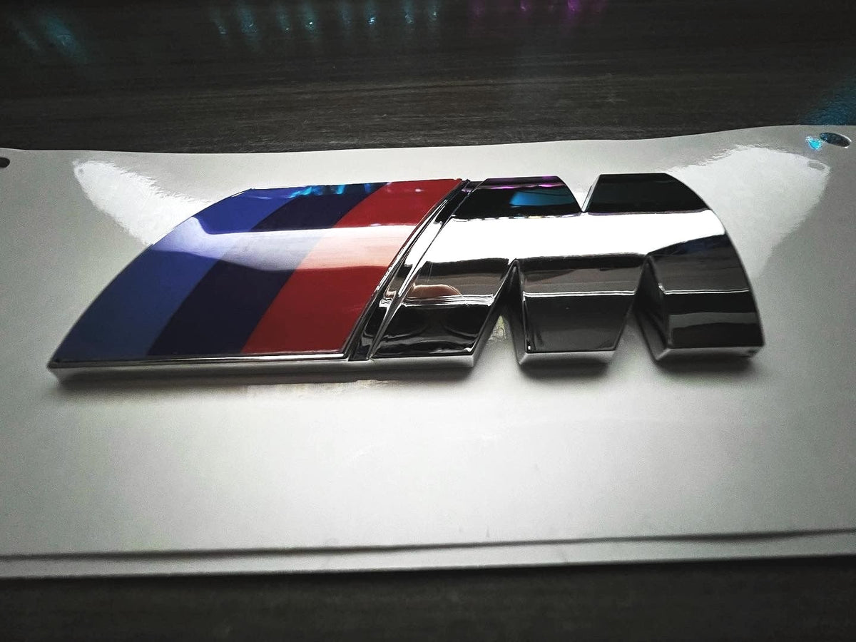 Bagaj Bmw M Amblem Logo, Krom Metal 7.3x2.7cm - 1. Sınıf Kalite