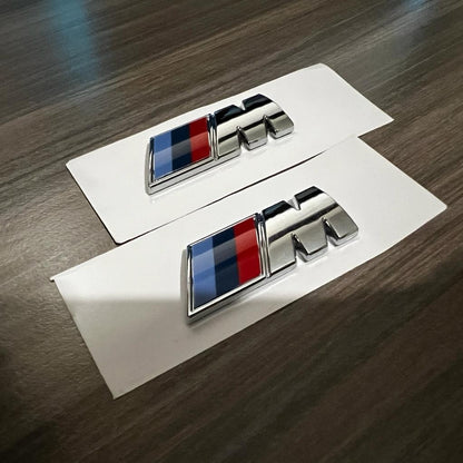 Çamurluk Bmw M Amblem Logo, Krom Metal, 1. Sınıf