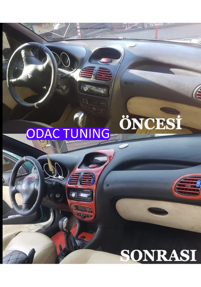 Peugeot 206 , Red Trim Set