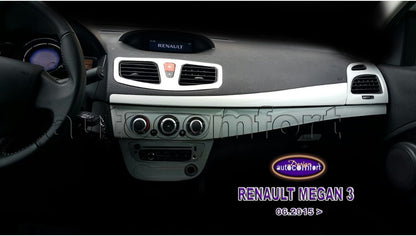 Renault Megane 3 Console/Mahogany Trim Full Set 4 Color (522050199)-Mahogany