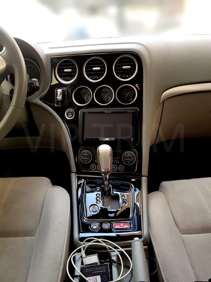 For Alfa Romeo 159 Trim Console Dashboard Decor Frame Set Cockpit Decor Dashboard Kit Wood Carbon Silver Piano Black Trim Cover Coating Set