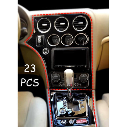 For Alfa Romeo 159 Trim Console Dashboard Decor Frame Set Cockpit Decor Dashboard Kit Wood Carbon Silver Piano Black Trim Cover Coating Set