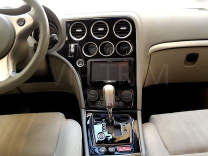 For Alfa Romeo 159 Trim Console Dashboard Decor Frame Set Cockpit Decor Dashboard Kit Wood Carbon Silver Piano Black Trim Cover Coating Set