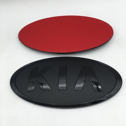 Matte Black New & Old Type KN Badge, Emblem