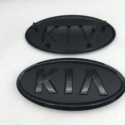 Matte Black New & Old Type KN Badge, Emblem