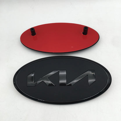 Matte Black New & Old Type KN Badge, Emblem