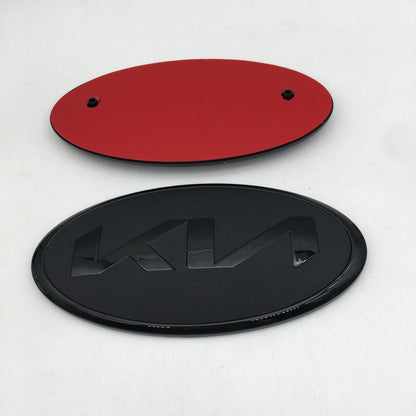 Matte Black New & Old Type KN Badge, Emblem