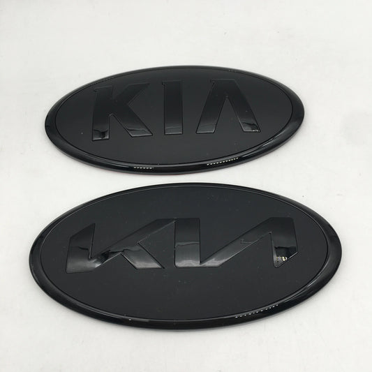 Matte Black New & Old Type KN Badge, Emblem