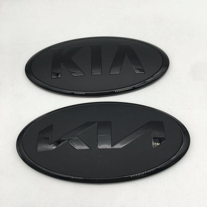 Matte Black New & Old Type KN Badge, Emblem