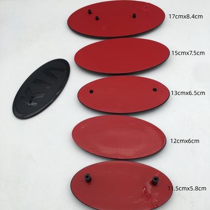 Matte Black New & Old Type KN Badge, Emblem