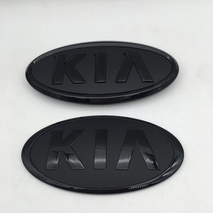 Matte Black New & Old Type KN Badge, Emblem